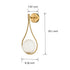 Vanity Modren Wall Light Fixtures Milky White Round Glass Sconce Light Bedroom